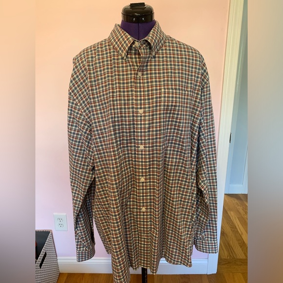 LL Bean Mens Oxford Button Down Shirt - Perfect Like New Condition - Picture 1 of 4